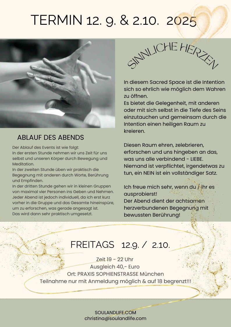 Event image for SINNLICHE HERZEN - CONNECT - ABEND der BEGEGNUNGEN